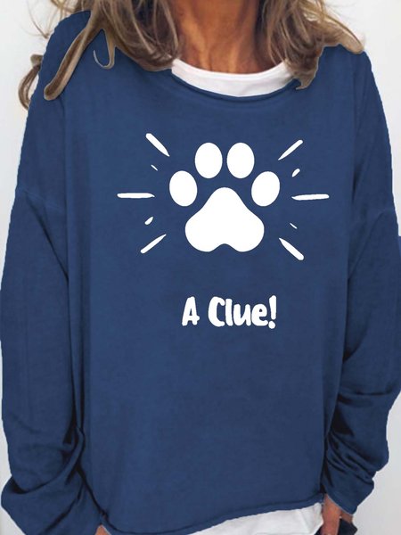 

cat women’s Casual Sweatshirts, Deep blue, Hoodies&Sweatshirts