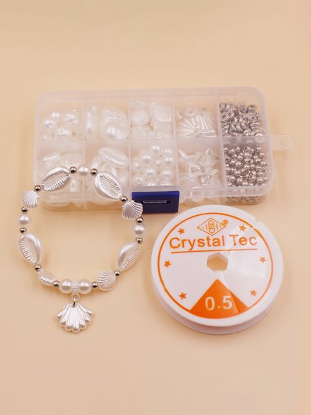 

JFN Boho Pearl DIY Jewelry Handmade Accessory Set, As picture, Bracelets