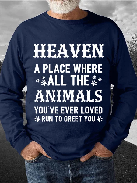 

animal men’s Casual Fit Sweatshirt, Blue, Hoodies&Sweatshirts