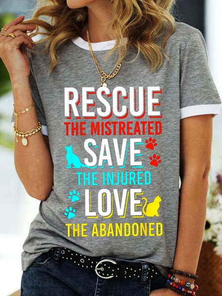 

animal women’s Fit Cotton-Blend Crew Neck T-Shirt, Gray, T-shirts