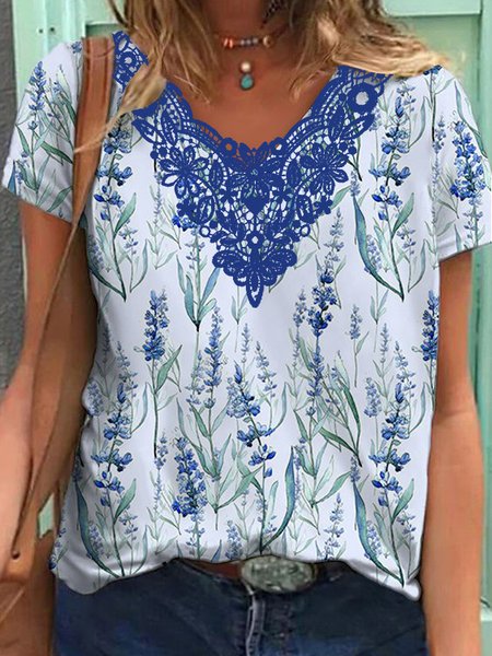 

Casual T-Shirt, Blue, T-Shirts