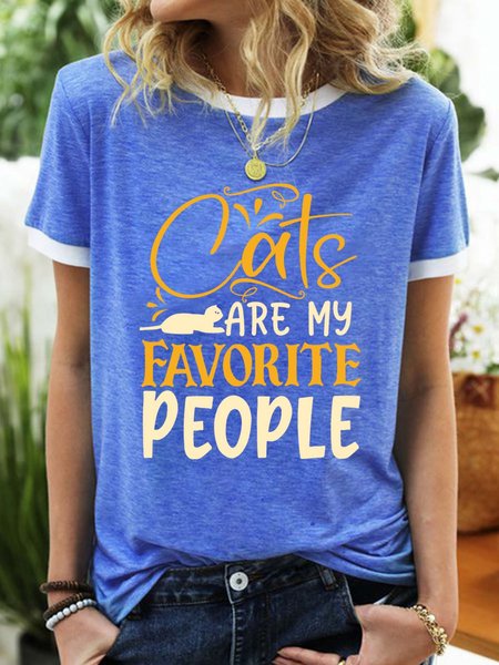 

cat women’s Casual Animal T-Shirt, Gray, T-shirts