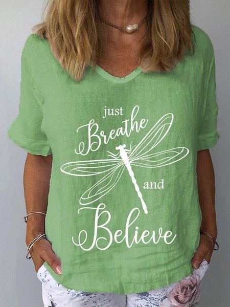 

Dragonfly Casual Tops, Green, Shirts & Blouses
