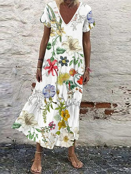 

Vacation Floral Dresses, Multicolor, Dresses
