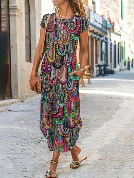 

Casual Abstract Dresses, Multicolor, Dresses