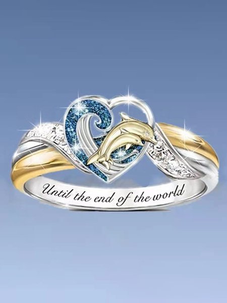 

Casual Opal Dolphin Rings Engagement Rings Elegant Jewelry, Golden, Rings