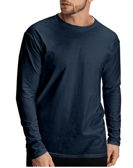

Casual T-Shirt, Navyblue, Long Sleeves