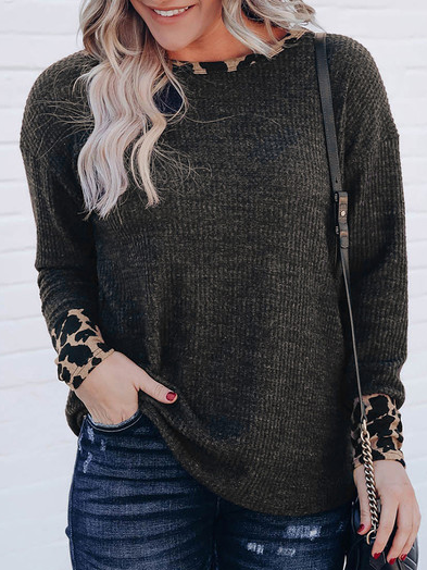 

Casual Cotton-Blend Sweatshirts, Gray, Sweatshirts & Hoodies