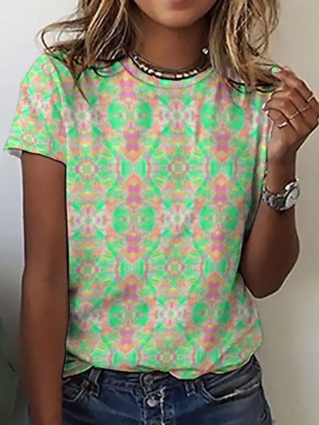 

Lilicloth X Paula Oriental Watercolor Paint Women's T-Shirt, As picture, T-shirts