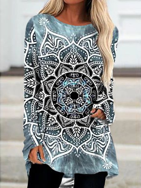 

Ethnic Casual T-Shirt, Multicolor, T-Shirts
