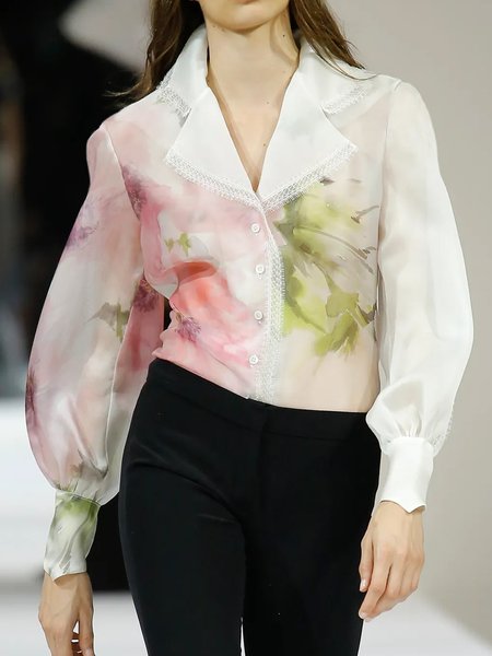 

Urban Abstract Long Sleeve Blouse, Multicolor, Blouses and Shirts
