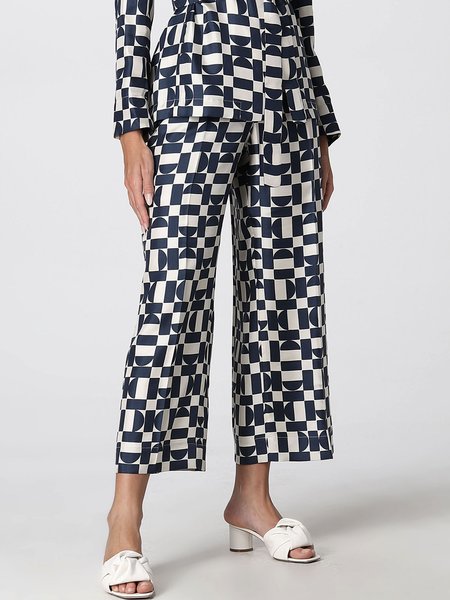 

Daily Black Urban Regular Fit Fashion Pants, Wide Leg Pants