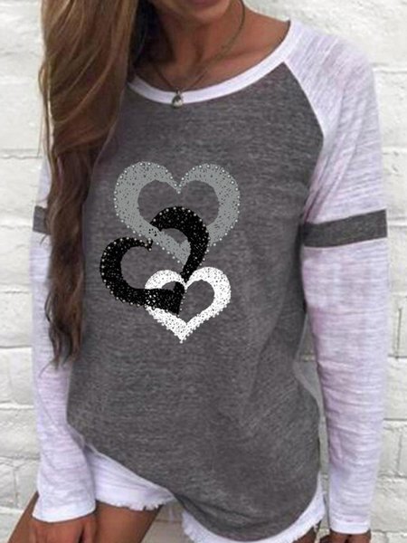 

Crew Neck T-Shirt, Gray, T-Shirts