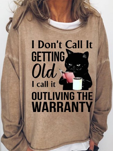 

Womens Funny Age Letter Sweatshirt, Light brown, Hoodies&Sweatshirts