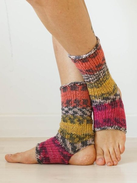 

Gradient Home Carpet Socks, Red, Socks