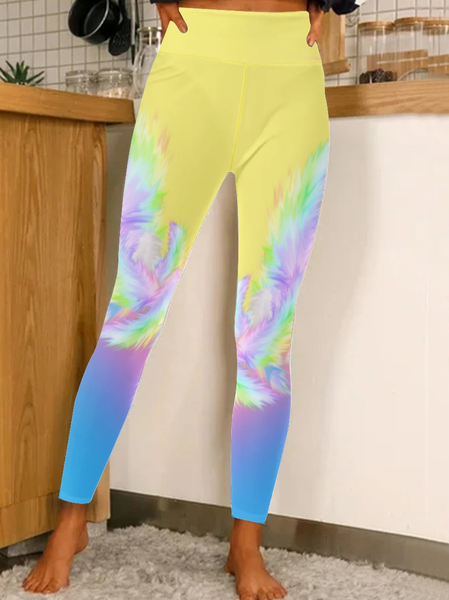 

Lilicloth X Paula Feather Women's Leggings, As picture, Leggings
