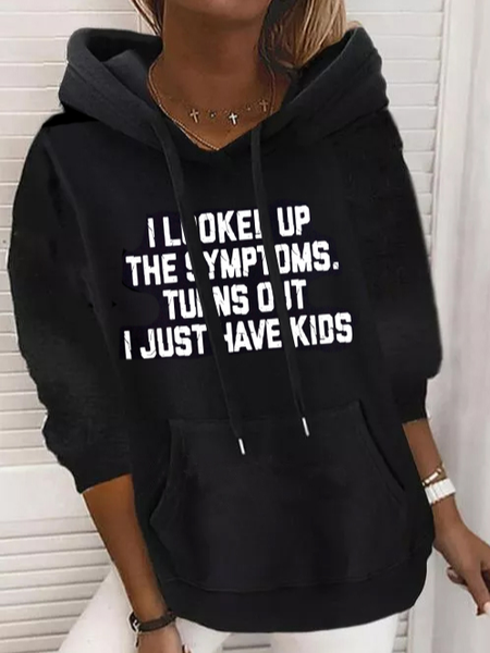 

Casual Text Letters Sweatshirts, Black, Sweatshirts & Hoodies