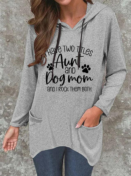 

Women's Hoodie Pullover Text Pocket Cat Ear Print Casual Sports Hot Stamping Casual Streetwear Hoodies Sweatshirts, Gray, Sweatshirts & Hoodies