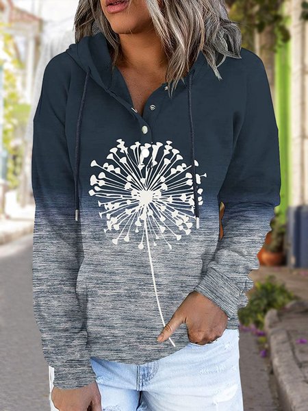

Casual Regular Fit Dandelion Sweatshirts, Blue, Sweatshirts & Hoodies