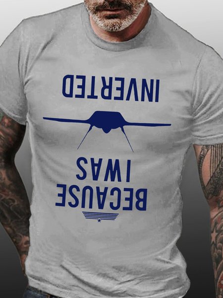 

Because I Was Inverted Men's T-Shirt, Light gray, T-shirts