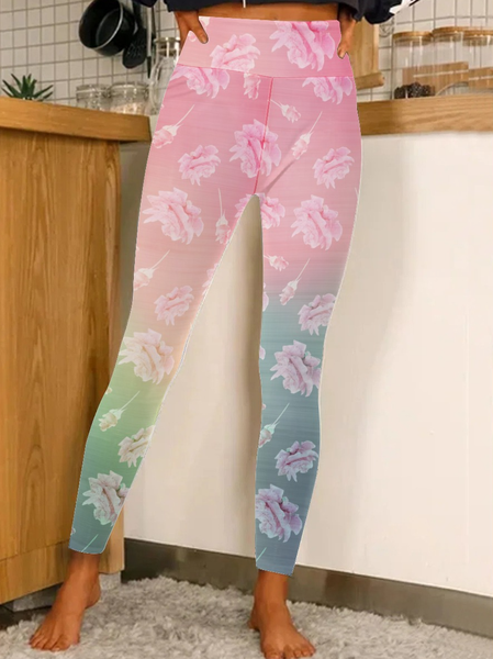 

Lilicloth X Paula Vintage Flower Women's Leggings, As picture, Leggings
