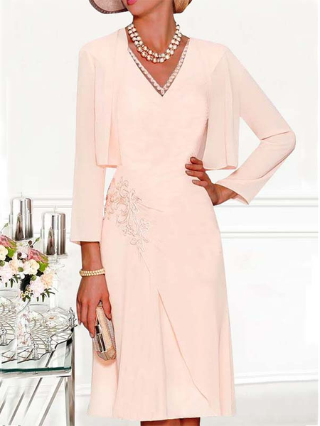 

Urban Chiffon Two Piece Sets, Pink, Suit Set