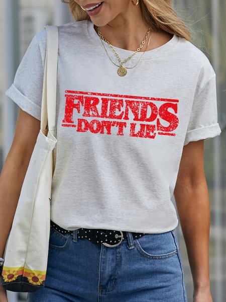 

Friends Don't Lie Women‘s T-Shirt, White, T-shirts