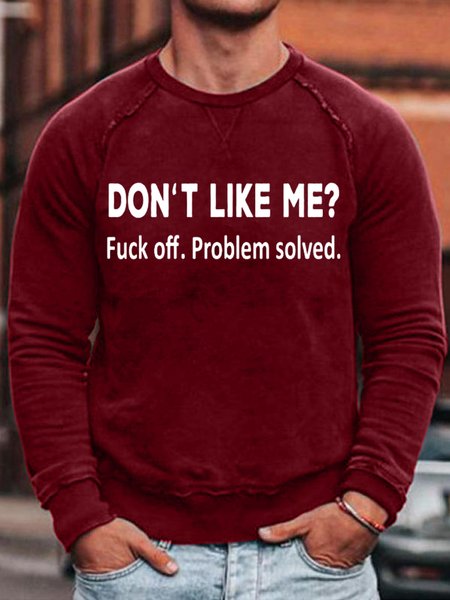 

Casual Regular Fit Sweatshirt, Red, Hoodies&Sweatshirts