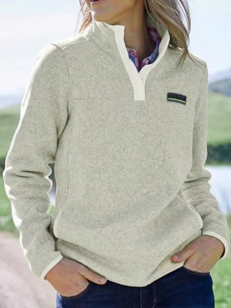 

Casual Cotton Blends Hoodie & Sweatshirt, As picture, Hoodies & Sweatshirts