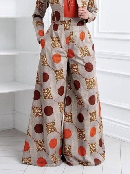 

Urban Polka Dots Regular Fit Fashion Pants, Multicolor, Pants