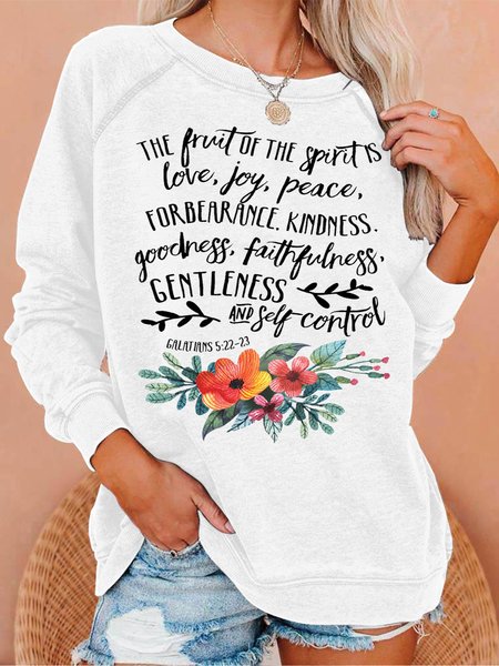 The Fruit Of The Spirit Women's Sweatshirts, White, Hoodies&Sweatshirts