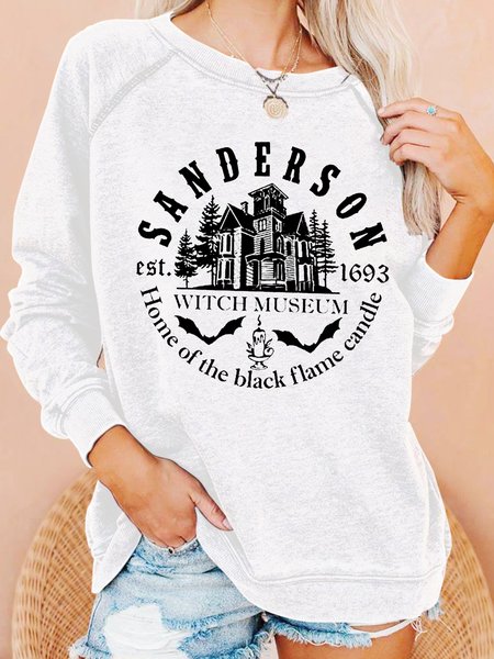 

Womens Hocus Pocus Halloween Movie Casual Sweatshirts, White, Hoodies&Sweatshirts