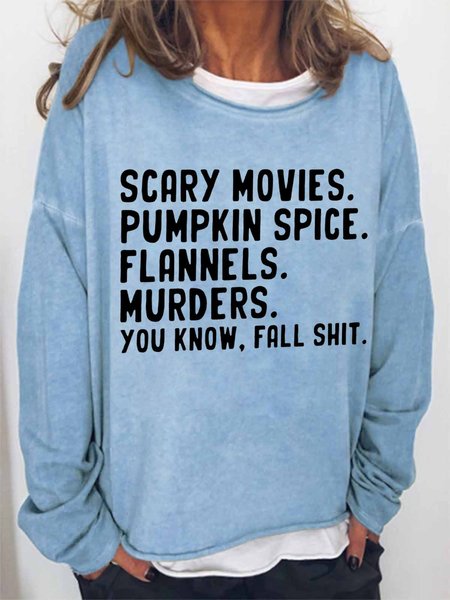 

Fall Shit Pumpkin Spice Halloween Sweatshirts, Light blue, Hoodies&Sweatshirts