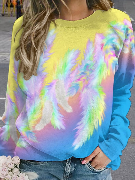 

Lilicloth X Paula Feather Women's Sweatshirt, As picture, Hoodies&Sweatshirts