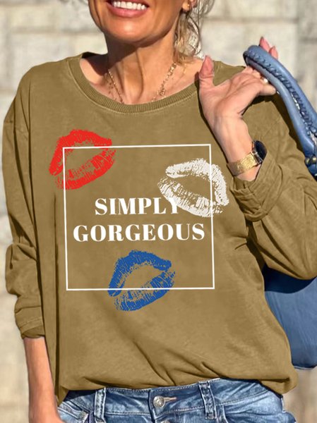 

Lilicloth X Kat8lyst Simply Gorgeous Women's Sweatshirt, Khaki, Hoodies&Sweatshirts