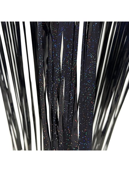

Party Festive Laser 2m Decorative Curtain Door Curtain, Black, Home & Garden & Decorations