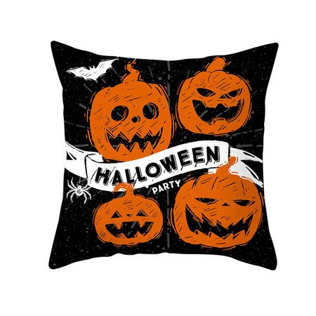 

Halloween Pumpkin Witch Print Home Pillow 45*45, Color6, Home