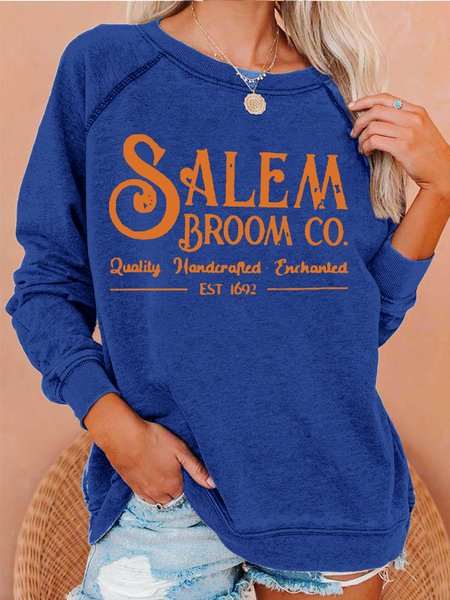 

Womens Salem Broom Co Casual Sweatshirt, Blue, Hoodies&Sweatshirts
