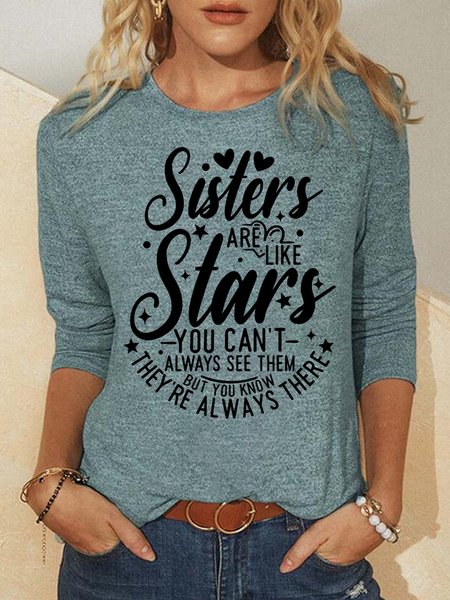 

Womens Lovely Sister Long Sleeve Top, Green, Long sleeves