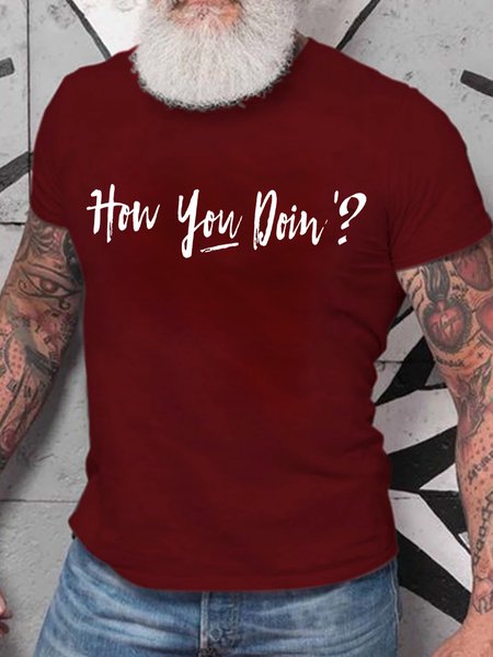 

How You Doin Men's T-Shirt, Red, T-shirts