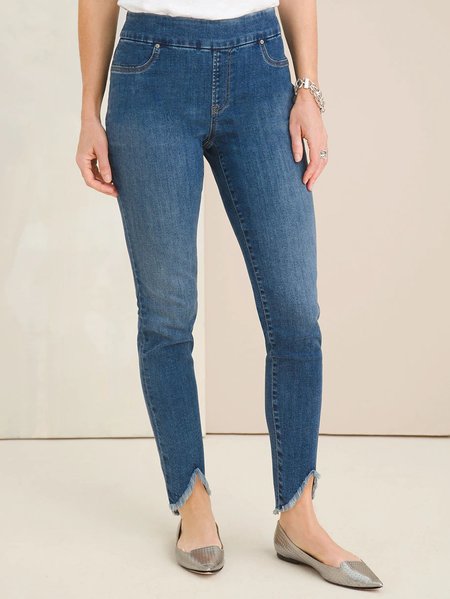 

Regular Fit Cotton-Blend Plain Jeans, Blue, Jeans