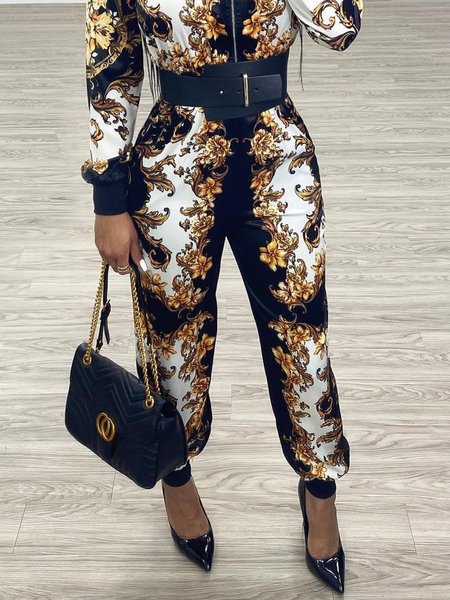 

Urban Fashion Regular Fit Pants, Multicolor, Pants