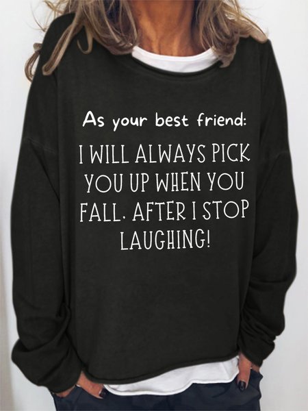 

Lilicloth X Kat8lyst As Your Best Friend Women's Sweatshirt, Black, Hoodies&Sweatshirts