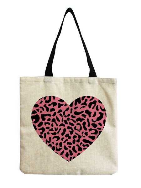 

Wild Spirit Leopard Print Shopping Tote, Color4, Bags
