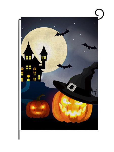 

Halloween Flax Pumpkin Festive Garden Flag Festive Garden Decoration, Color6, Home & Garden & Decorations