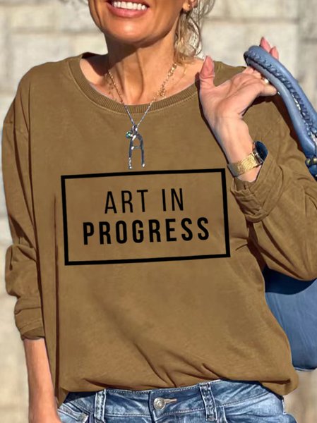 

Lilicloth X Kat8lyst Art In Progress Women's Sweatshirt, Khaki, Hoodies&Sweatshirts