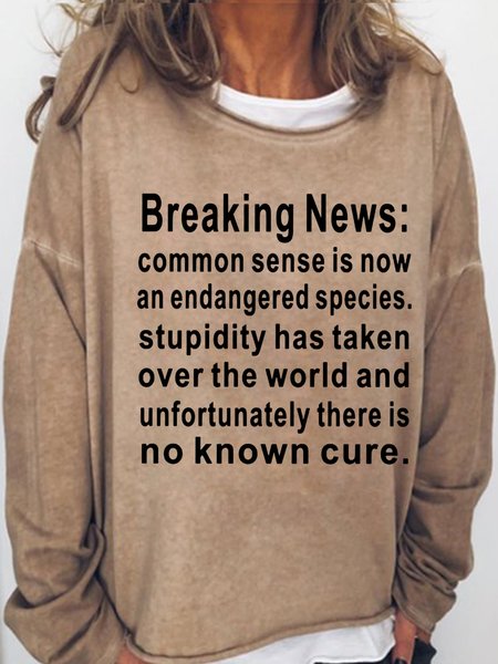 

Womens Funny Casual Sweatshirt, Light brown, Hoodies&Sweatshirts