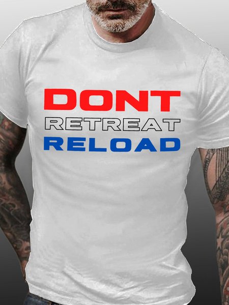 

Lilicloth X Kat8lyst Dont Retreat Reload Men's T-Shirt, White, T-shirts
