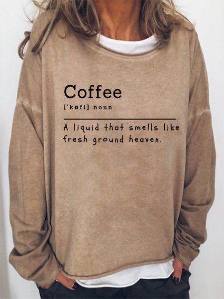 

Lilicloth X Kat8lyst Coffee Women's Sweatshirt, Light brown, Hoodies&Sweatshirts