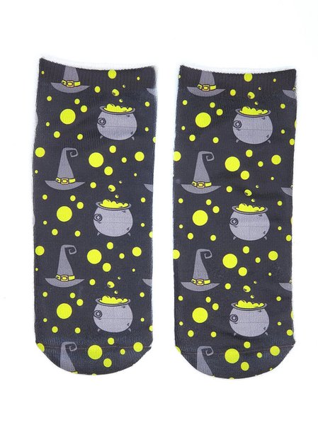 

Halloween Pumpkin Bat Spider Pattern Play Socks Festive Accessories Spoof Socks, Color5, Socks